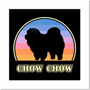 Chow Chow Vintage Sunset Dog Posters and Art